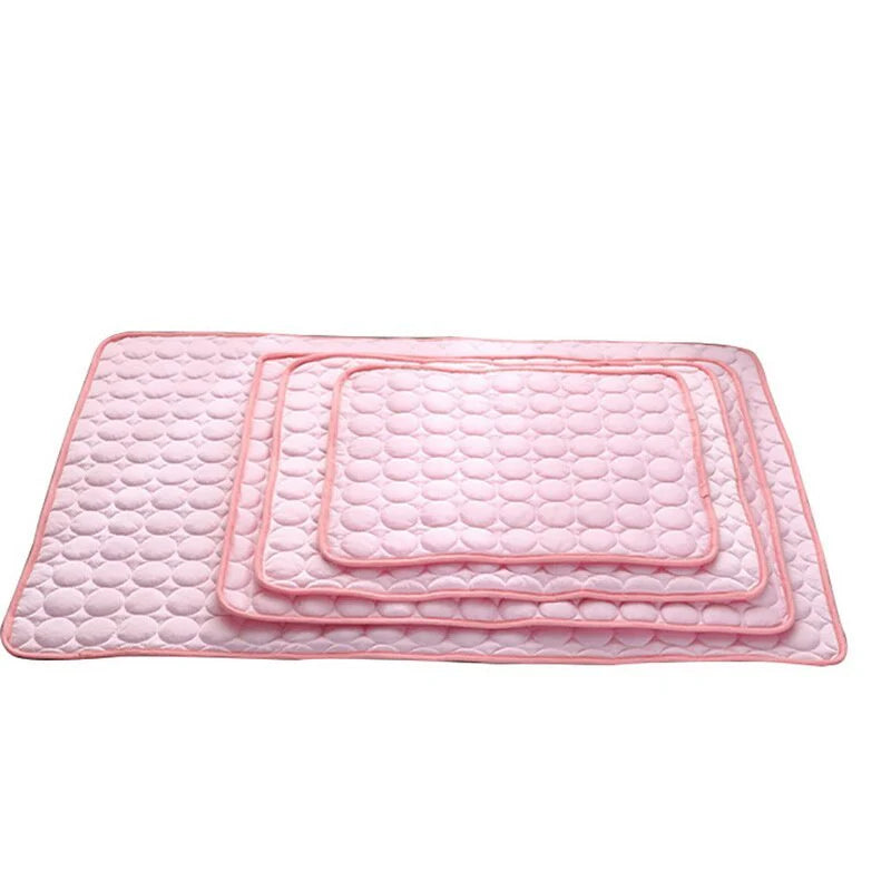 Cooling Ice Silk Pet Nest Pad for Dogs and Cats - Perfect for Summer Comfort