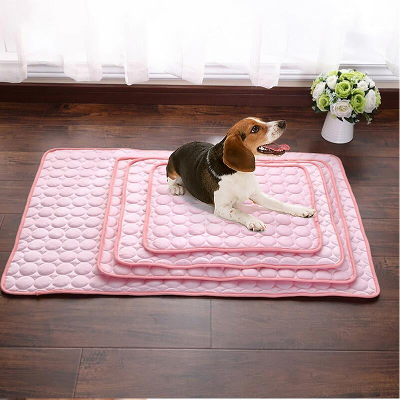 Cooling Ice Silk Pet Nest Pad for Dogs and Cats - Perfect for Summer Comfort