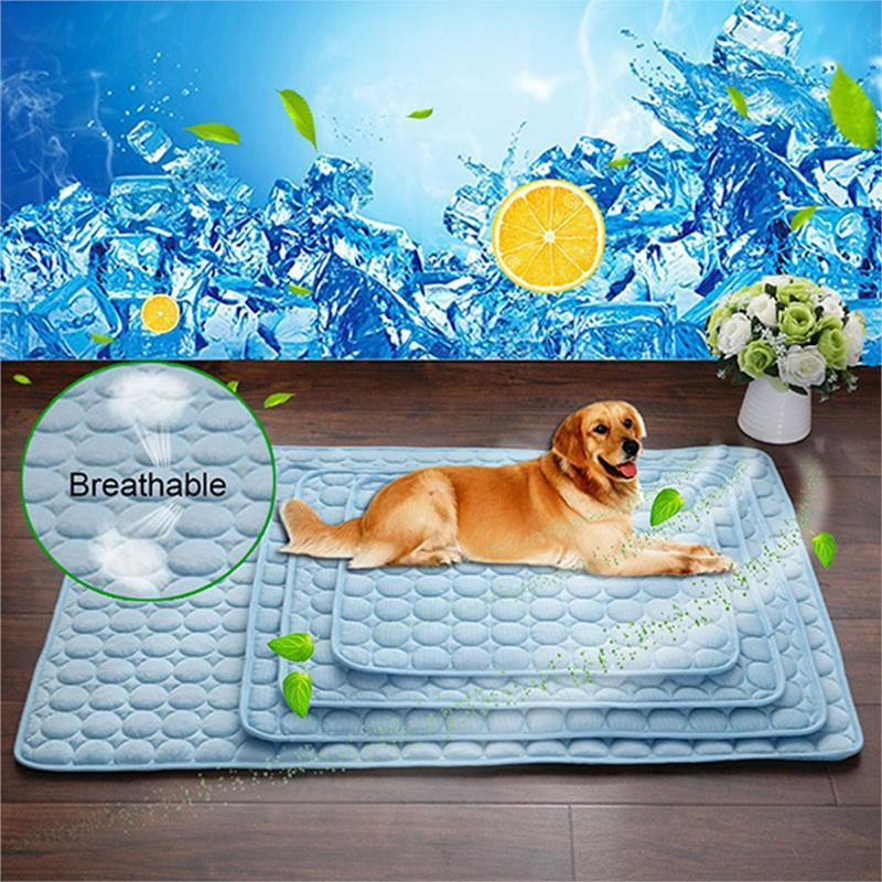 Cooling Ice Silk Pet Nest Pad for Dogs and Cats - Perfect for Summer Comfort