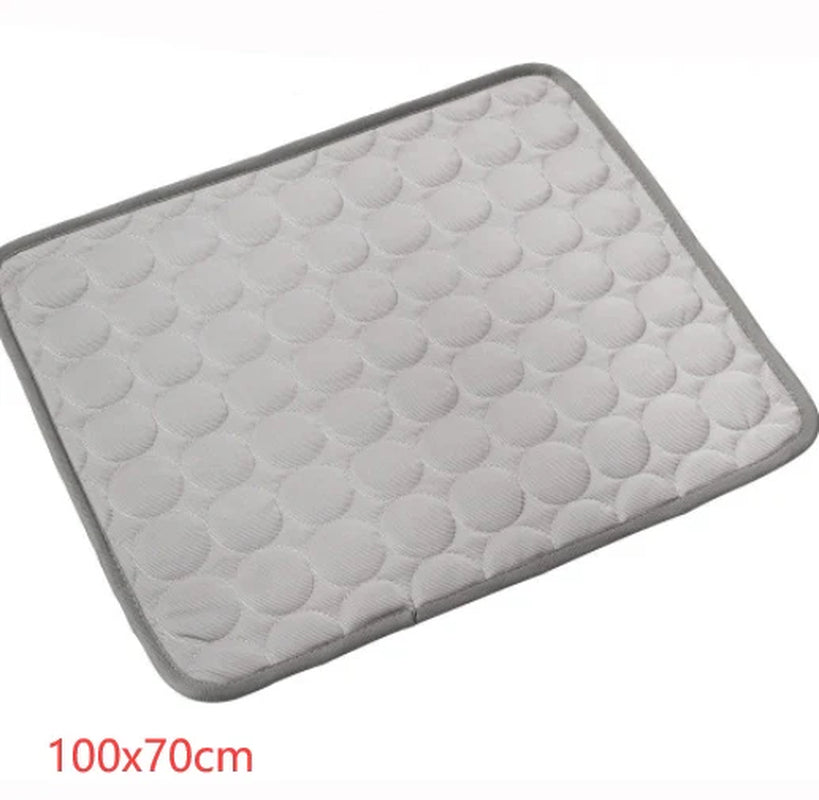 Cooling Ice Silk Pet Nest Pad for Dogs and Cats - Perfect for Summer Comfort
