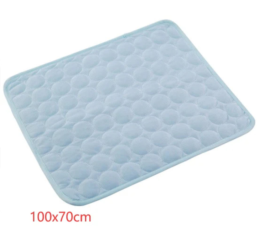 Cooling Ice Silk Pet Nest Pad for Dogs and Cats - Perfect for Summer Comfort