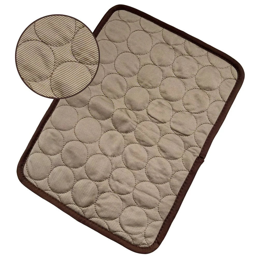 Cooling Ice Silk Pet Nest Pad for Dogs and Cats - Perfect for Summer Comfort