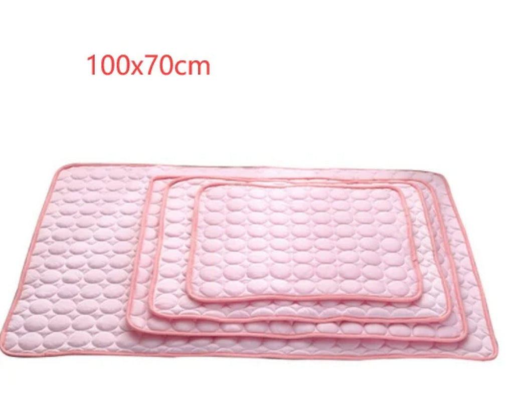 Cooling Ice Silk Pet Nest Pad for Dogs and Cats - Perfect for Summer Comfort
